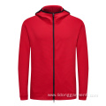 men women polyester hooded sport running jacket